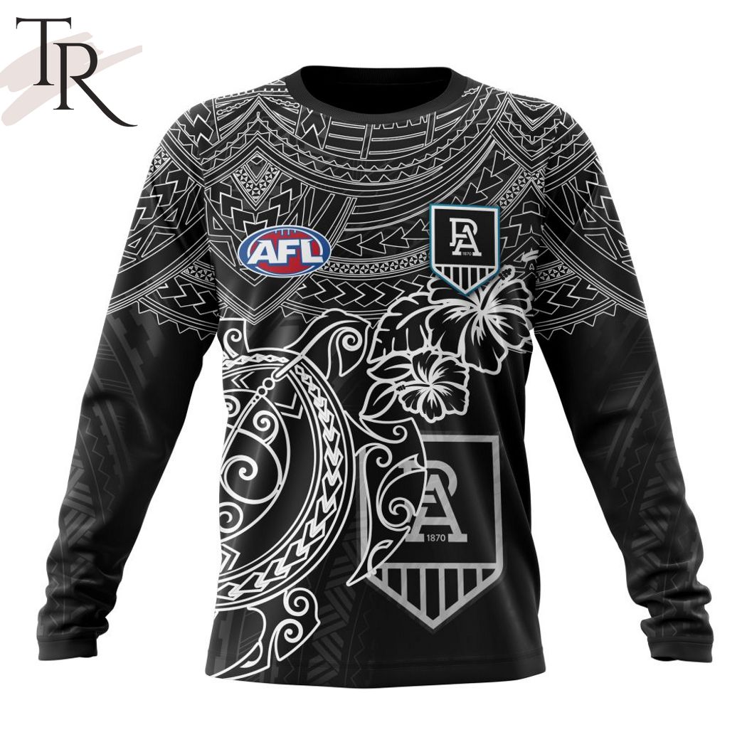 AFL Port Adelaide Football Club Polynesian Concept Kits Hoodie