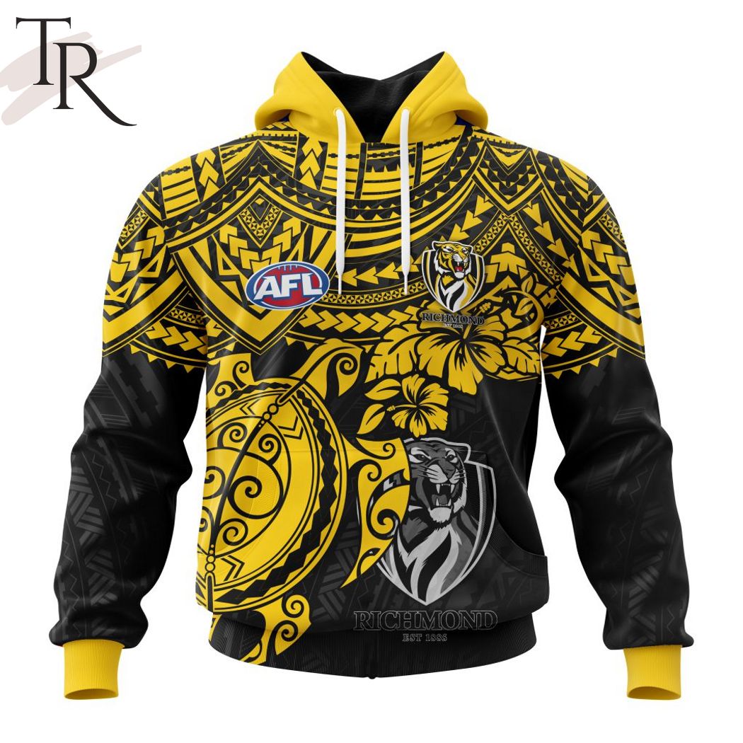 AFL Richmond Tigers Polynesian Concept Kits Hoodie