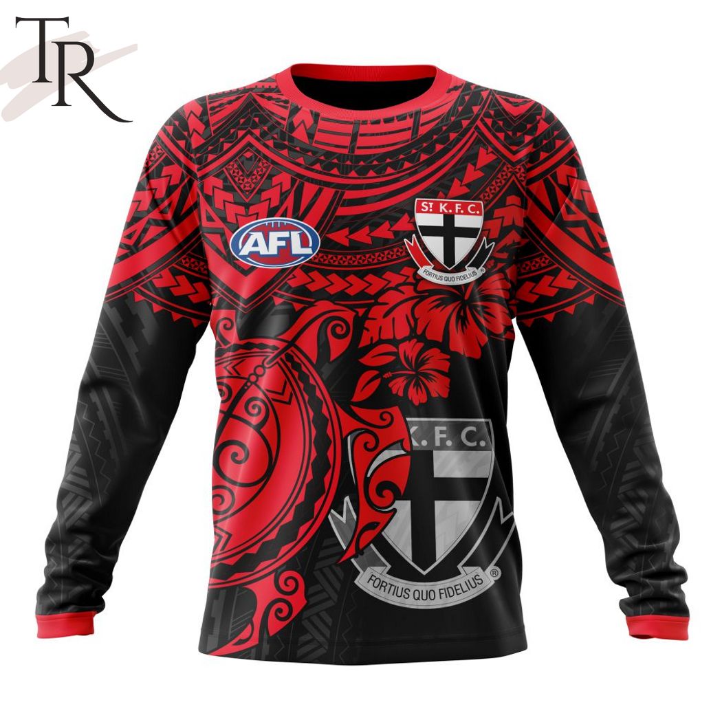 AFL St Kilda Football Club Polynesian Concept Kits Hoodie