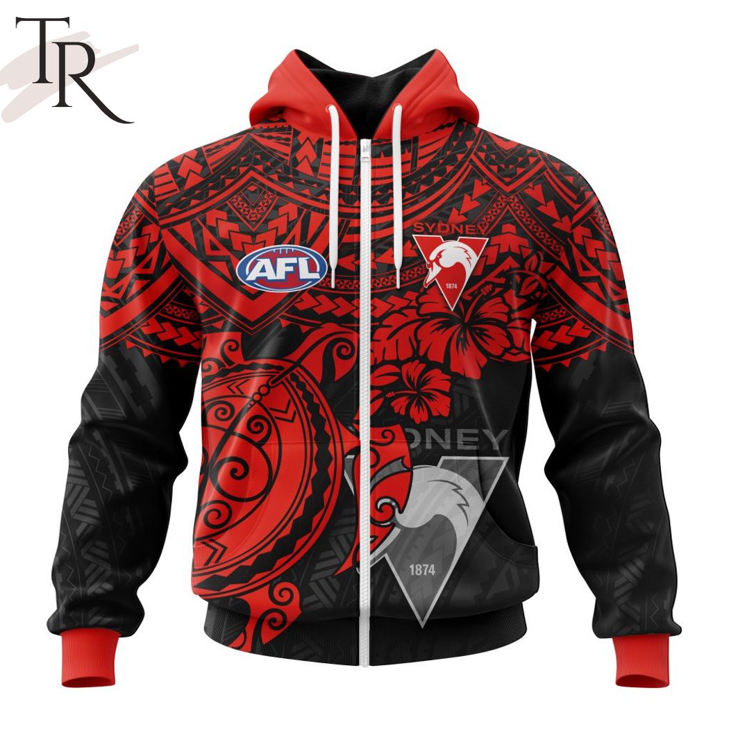 AFL Sydney Swans Polynesian Concept Kits Hoodie