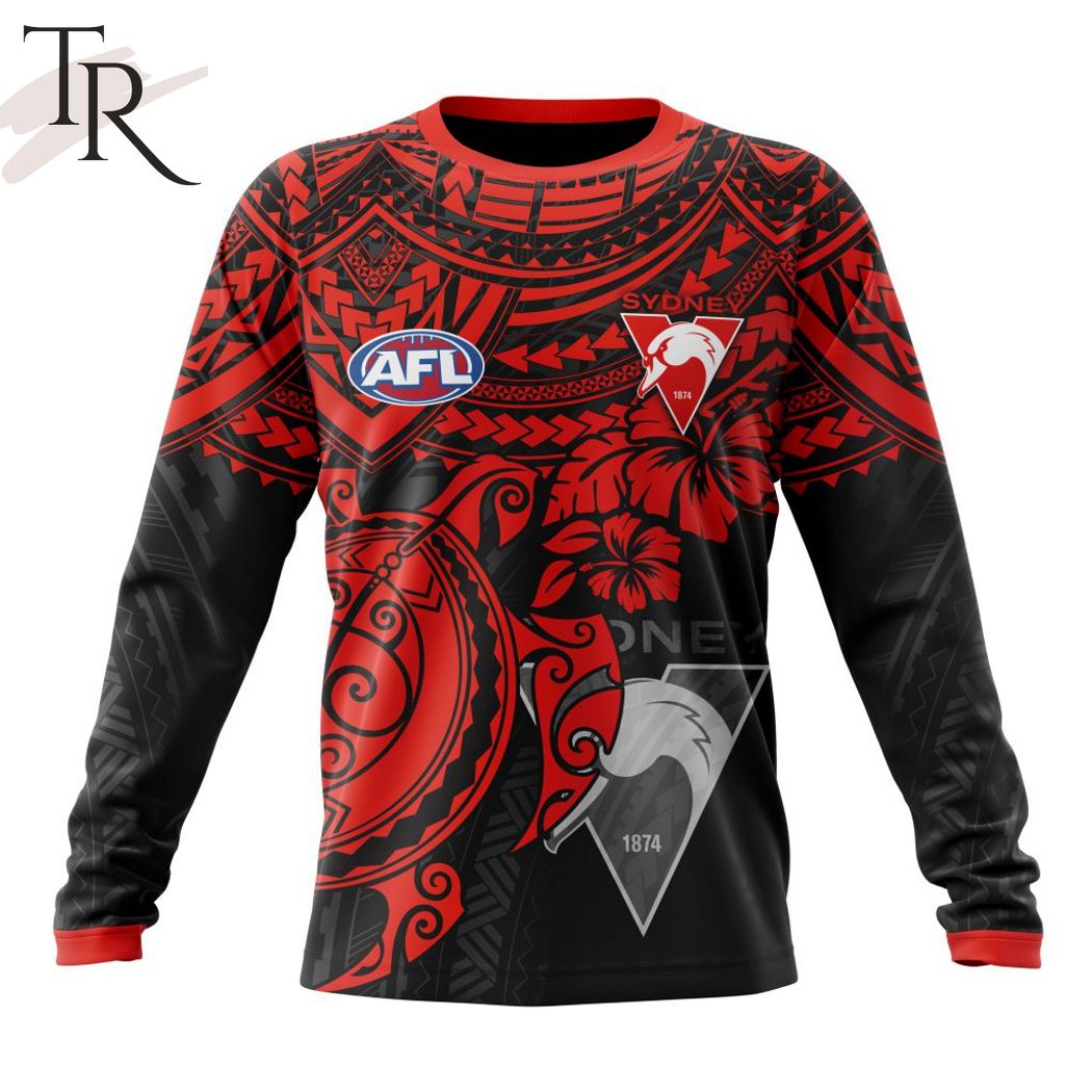 AFL Sydney Swans Polynesian Concept Kits Hoodie