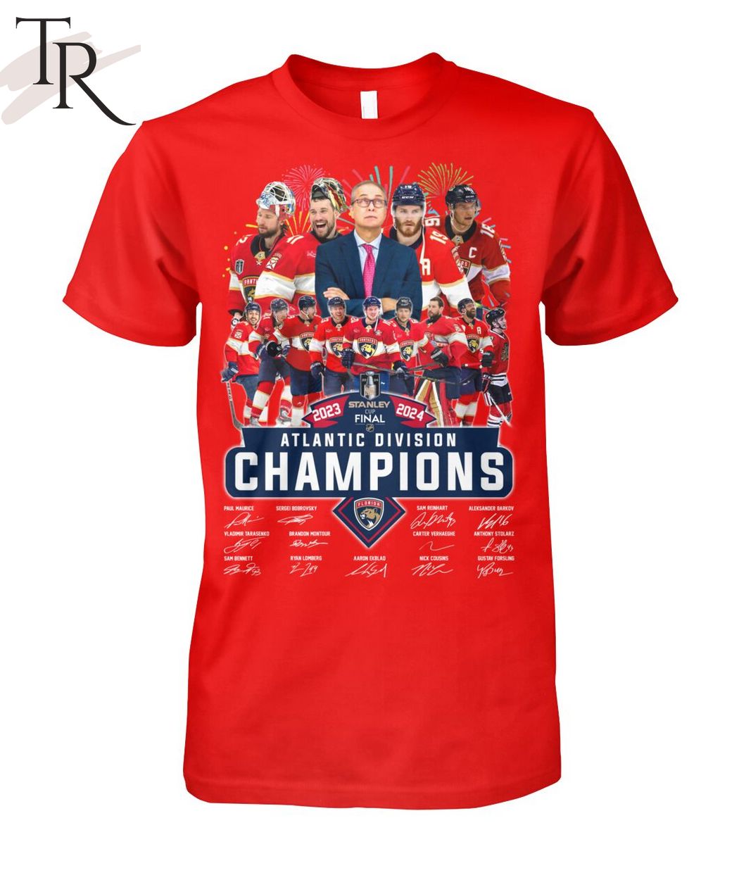 Florida Panthers 2023-2024 Stanley Cup Final Atlantic Division Champions T-Shirt