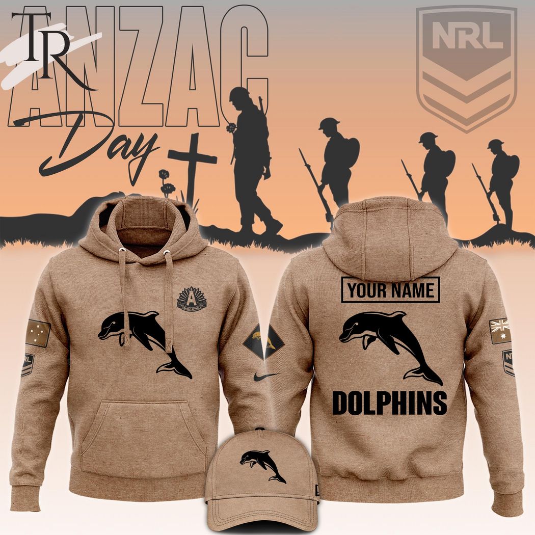 NRL Dolphins Anzac Round Unisex Hoodie, Longpants, Cap