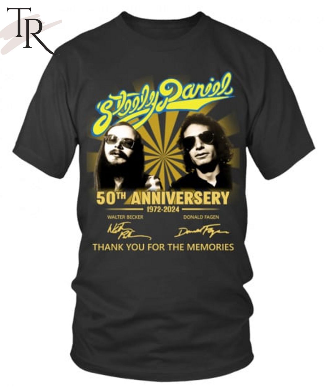 Steely Dan 50th Anniversary 1972-2024 Thank You For The Memories T-Shirt