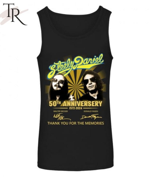 Steely Dan 50th Anniversary 1972-2024 Thank You For The Memories T-Shirt