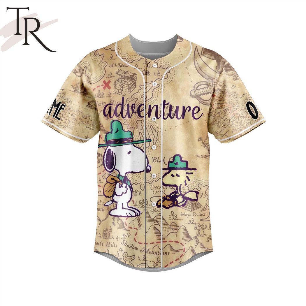 Snoopy Pirate's Adventure Custom Baseball Jersey