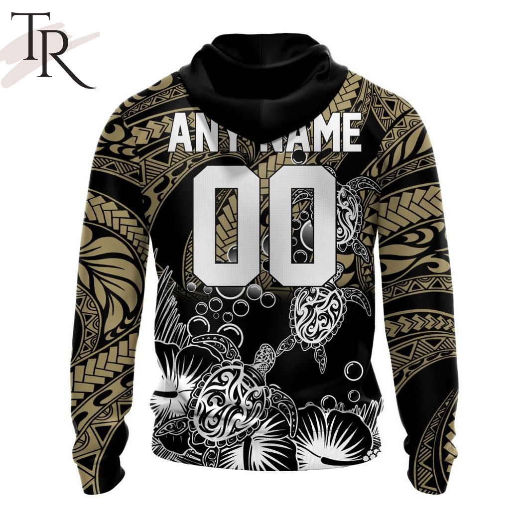 Personalized AFL Collingwood Football Club Special Polynesian Design Hoodie