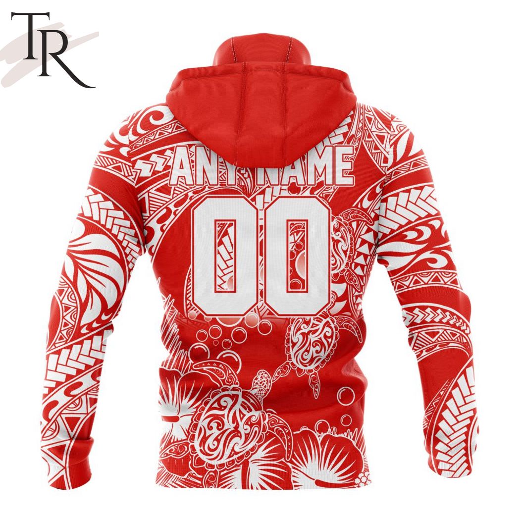 Personalized AFL Sydney Swans Special Polynesian Design Hoodie