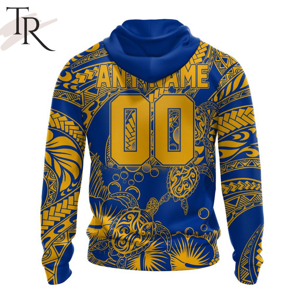 Personalized AFL West Coast Eagles Special Polynesian Design Hoodie