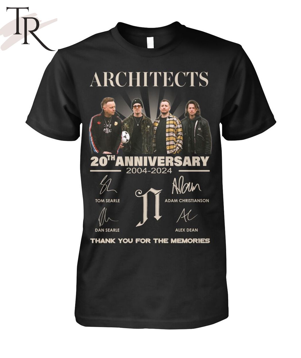 Architects 20th Anniversary 2004-2024 Thank You For The Memories T-Shirt