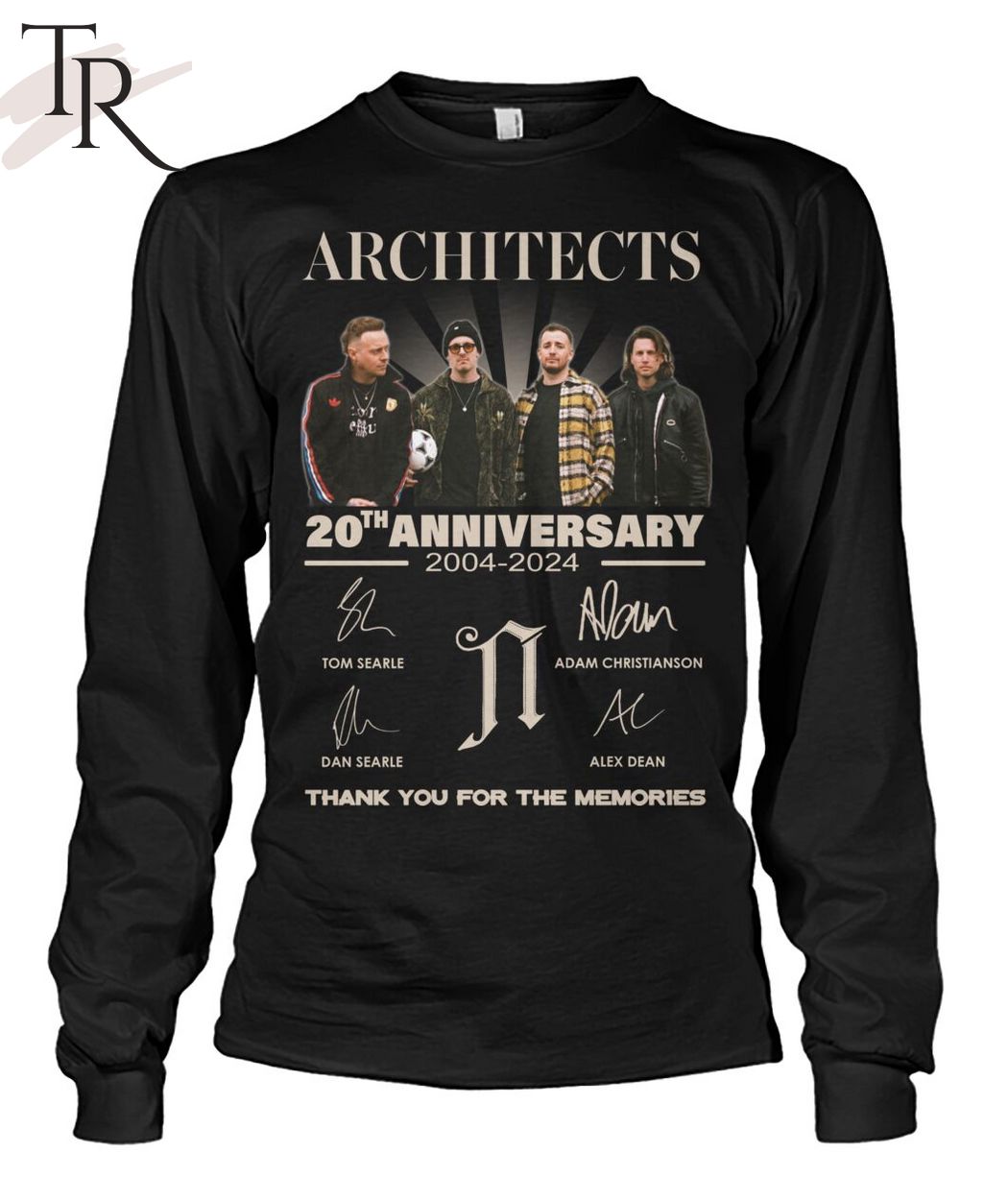 Architects 20th Anniversary 2004-2024 Thank You For The Memories T-Shirt