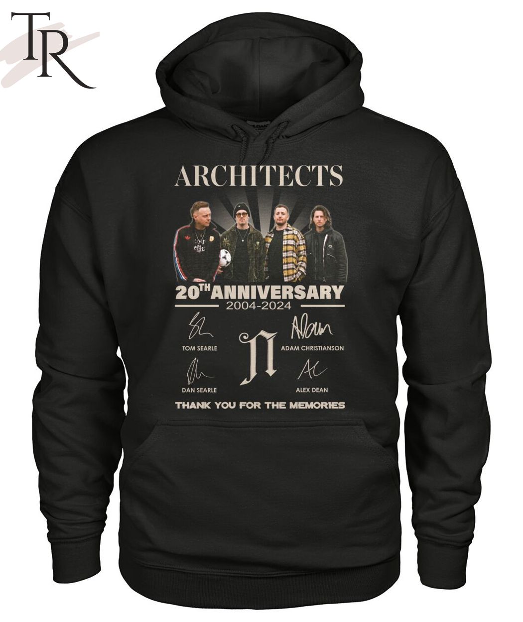 Architects 20th Anniversary 2004-2024 Thank You For The Memories T-Shirt