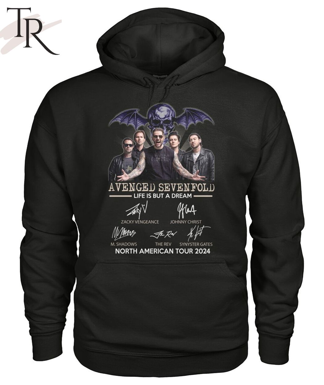 Avenged Sevenfold Life Is But A Dream North American Tour 2024 T-Shirt