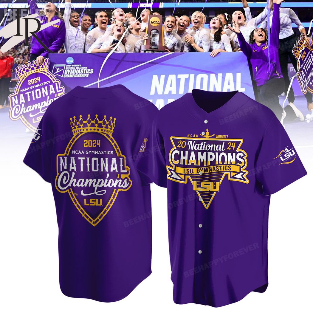 2024 NCAA Gymnastics National National Champions LSU Tigers Hoodie - Purple