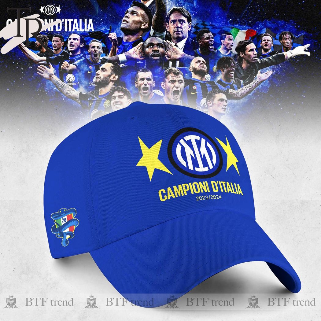 Campioni D'Italia 2023-2024 Inter Milan Classic Cap - Blue