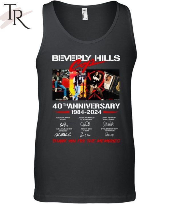 Beverly Hills Cop 40th Anniversary 1984-2024 Thank You For The Memories T-Shirt