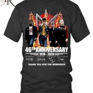 Dead Kennedys 46th Anniversary 1978-2024 Thank You For The Memories T-Shirt