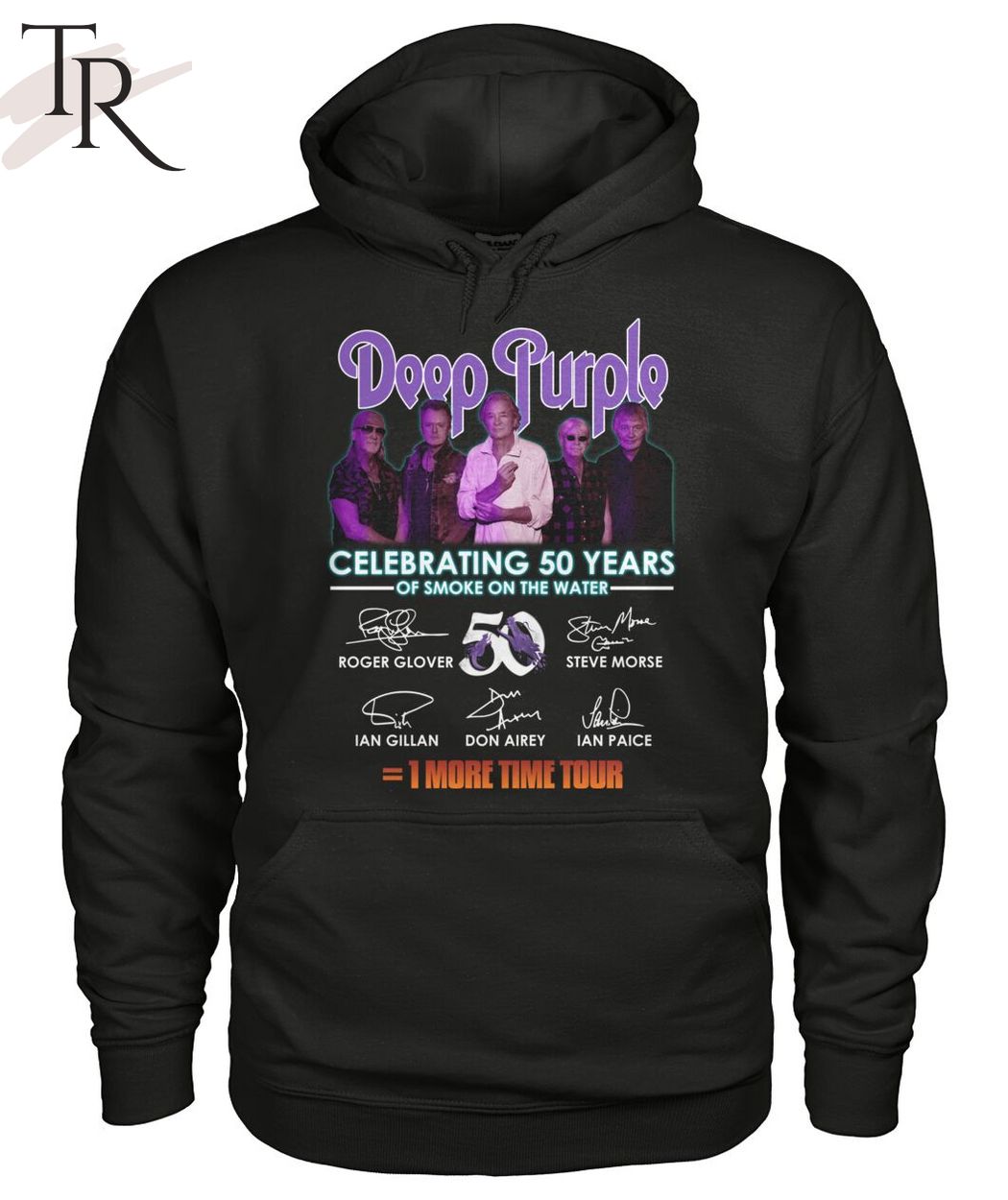 Deep Purple Celebrating 50 Years Of Smoke On The Water 1 More Time Tour T-Shirt