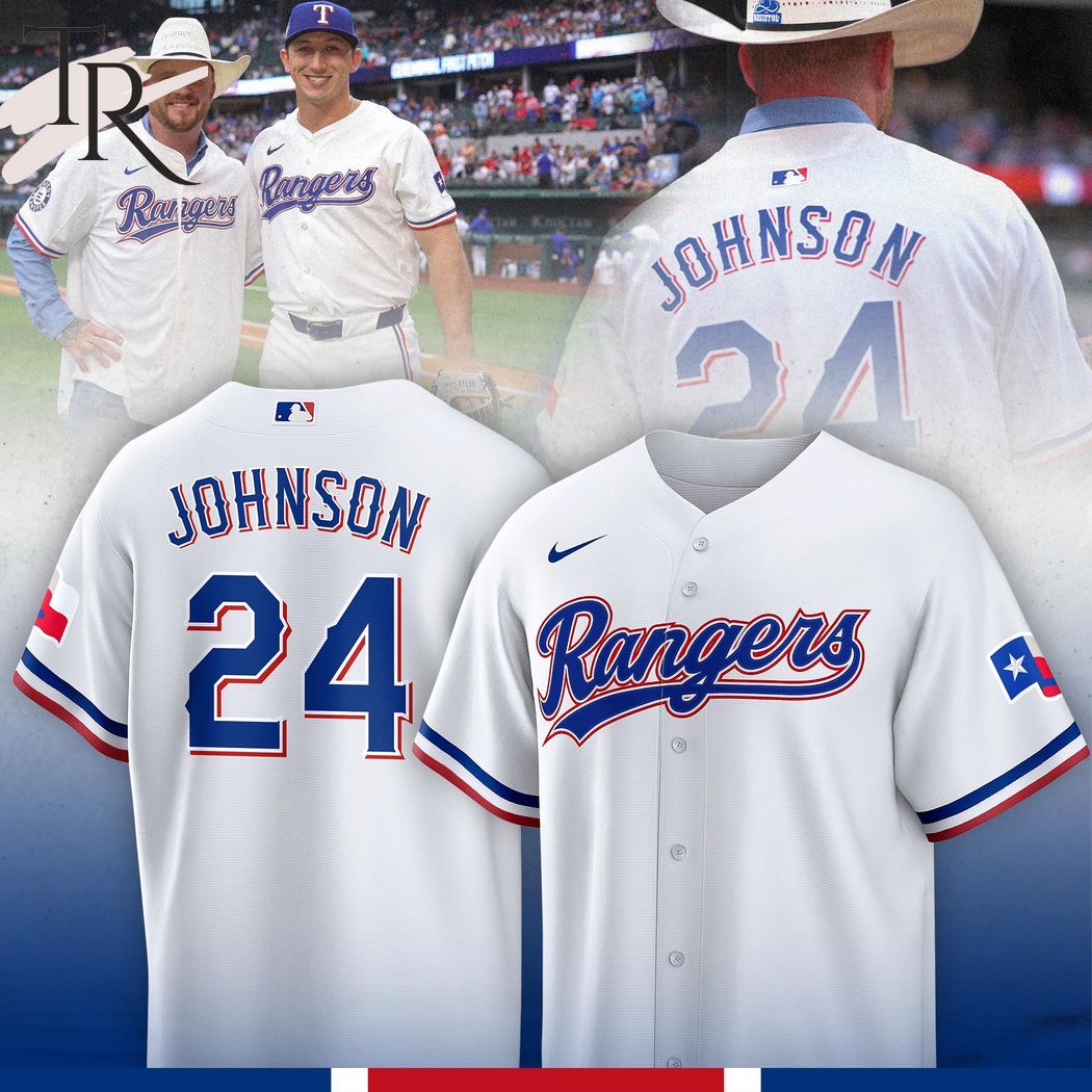 Cody Johnson Texas Rangers Jersey - White