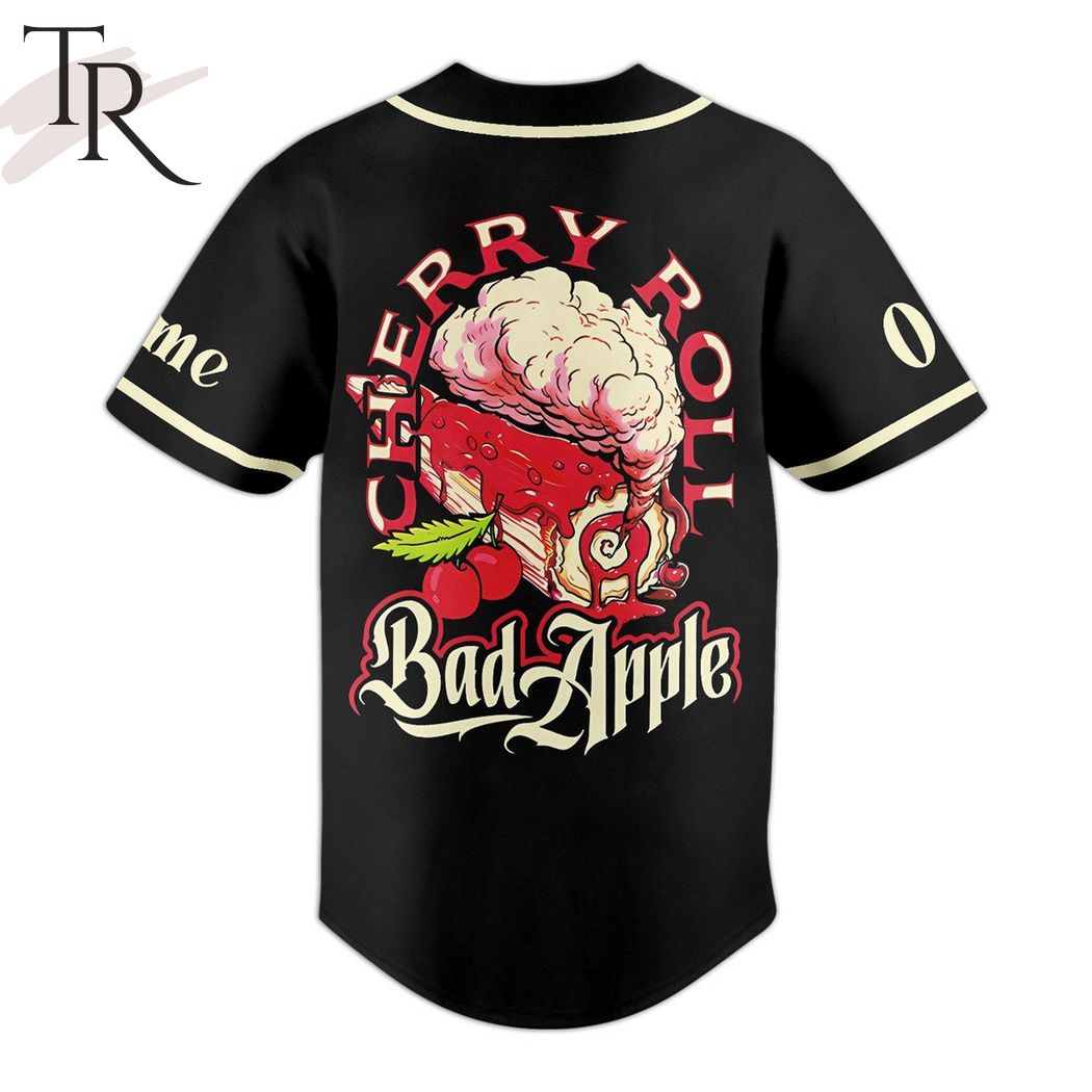 Jelly Roll Cherry Roll Bad Apple Custom Baseball Jersey