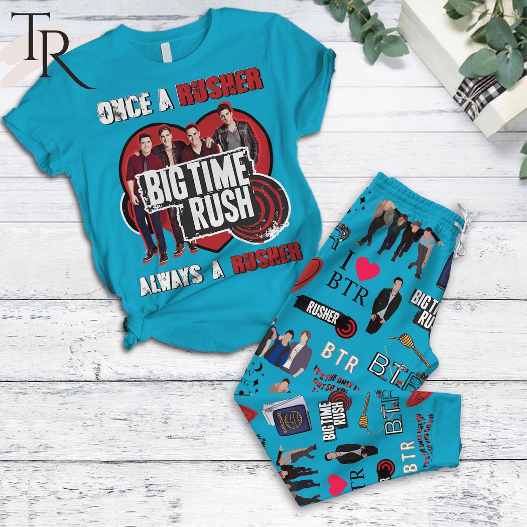 Big Time Rush Always A Rusher Pajamas Set