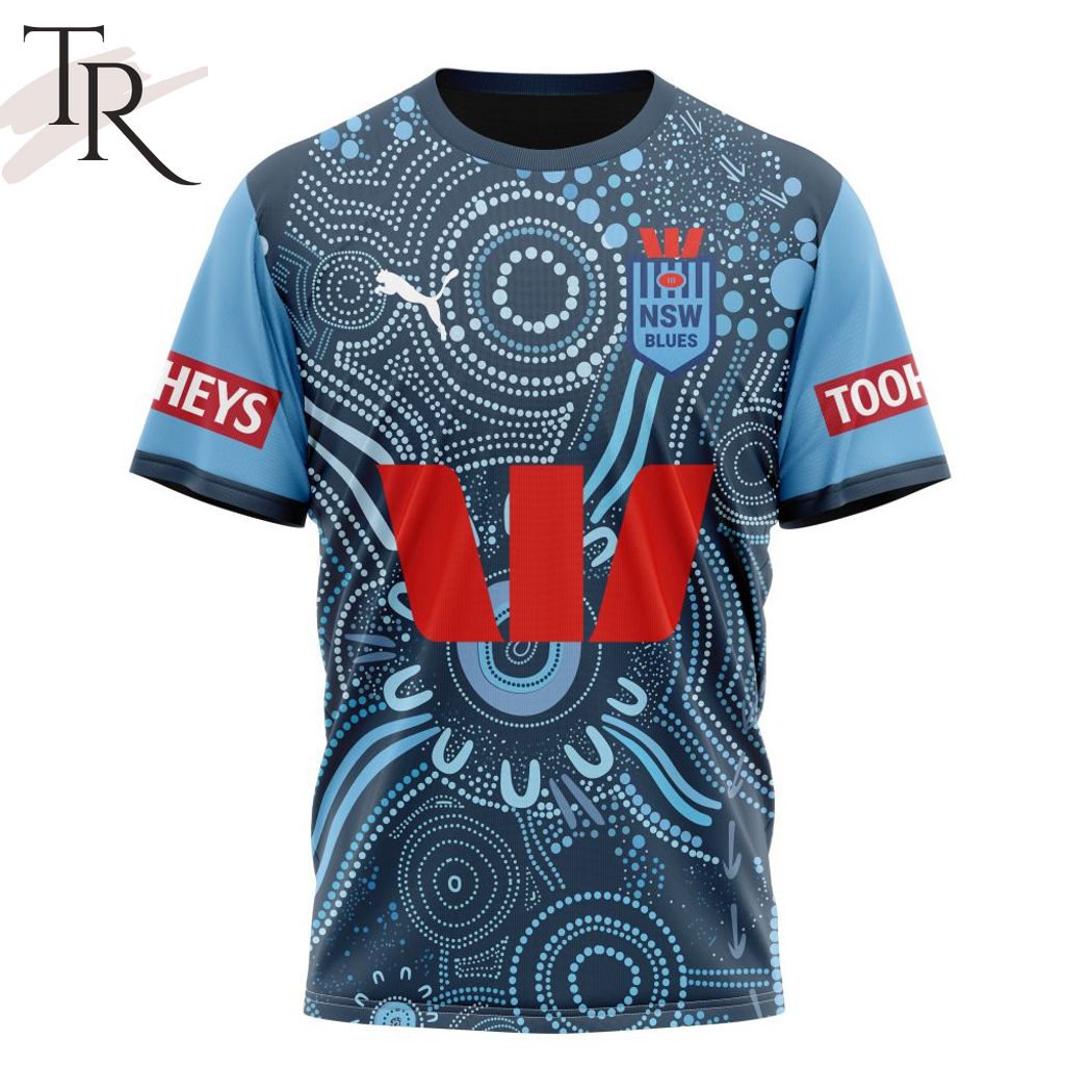 NSW Blues State Of Origin Personalized 2024 Indigenous Kits Hoodie