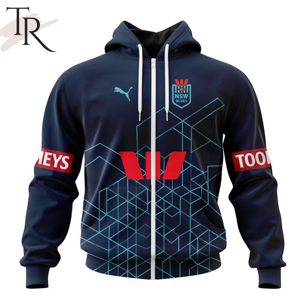NSW Blues State Of Origin Personalized 2024 Training Kits Hoodie