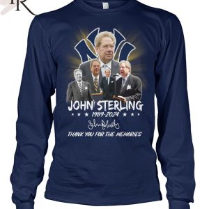 John Sterling 1989-2024 Thank You For The Memories T-Shirt