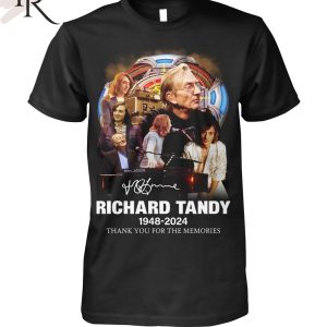 Richard Tandy 1948-2024 Thank You For The Memories T-Shirt