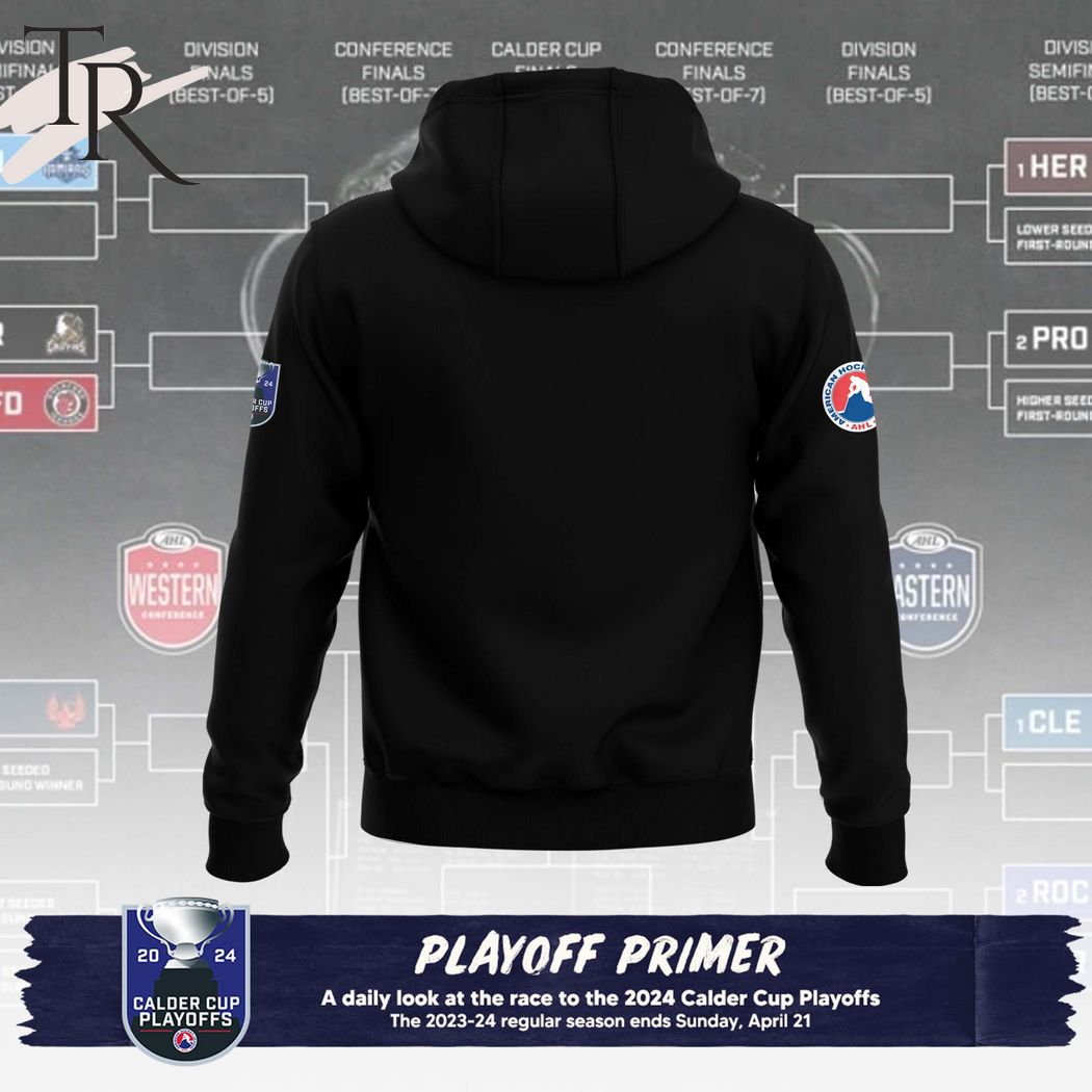 AHL Cleveland Monsters 2024 Calder Cup Playoffs Hoodie, Cap - Black