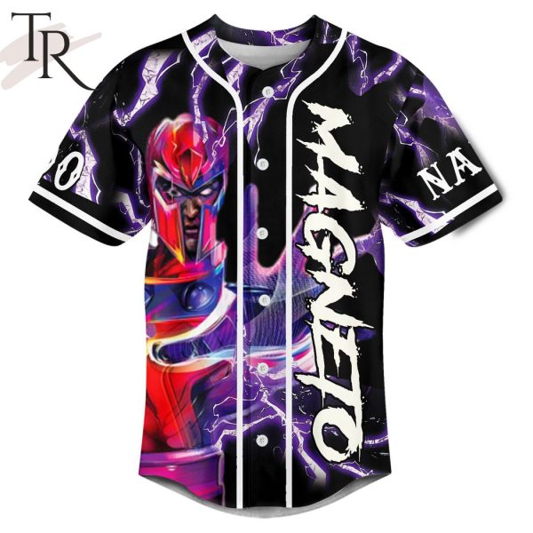 Magneto Was Right Custom Baseball Jersey
