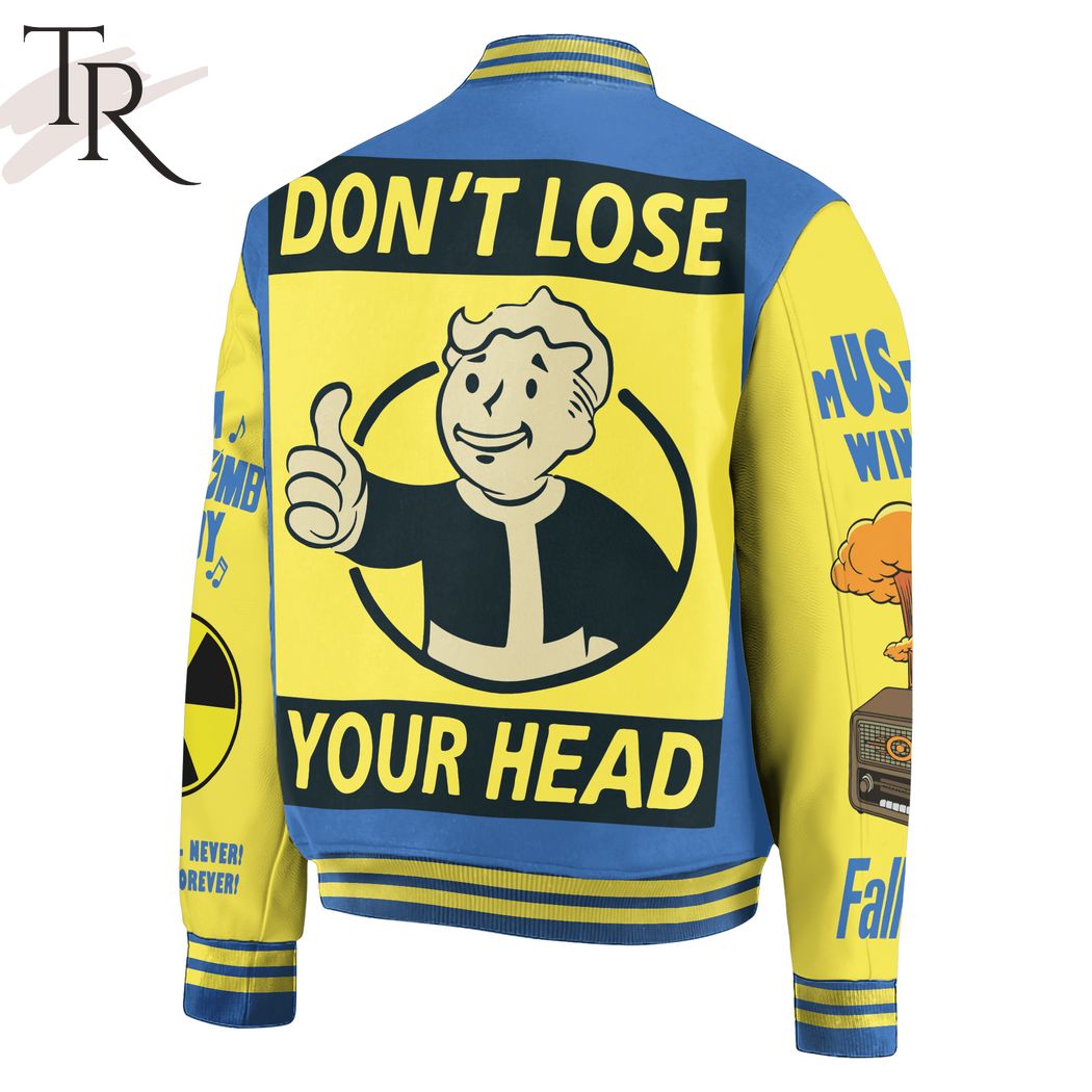 Fallout Don't Lose Your Head Custom Baseball Jacket