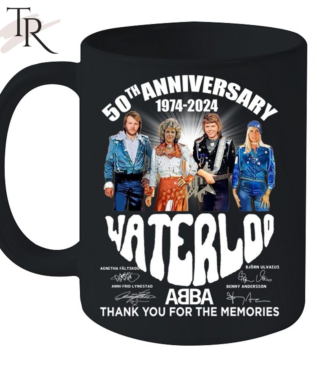 50th Anniversary 1974-2024 Waterloo ABBA Thank You For The Memories T-Shirt
