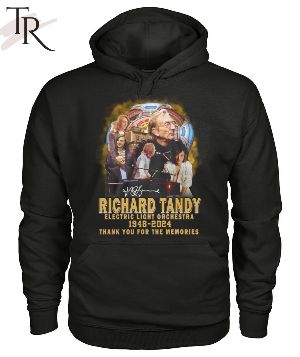 Richard Tandy Electric Light Orchestra 1948-2024 Thank You For The Memories T-Shirt