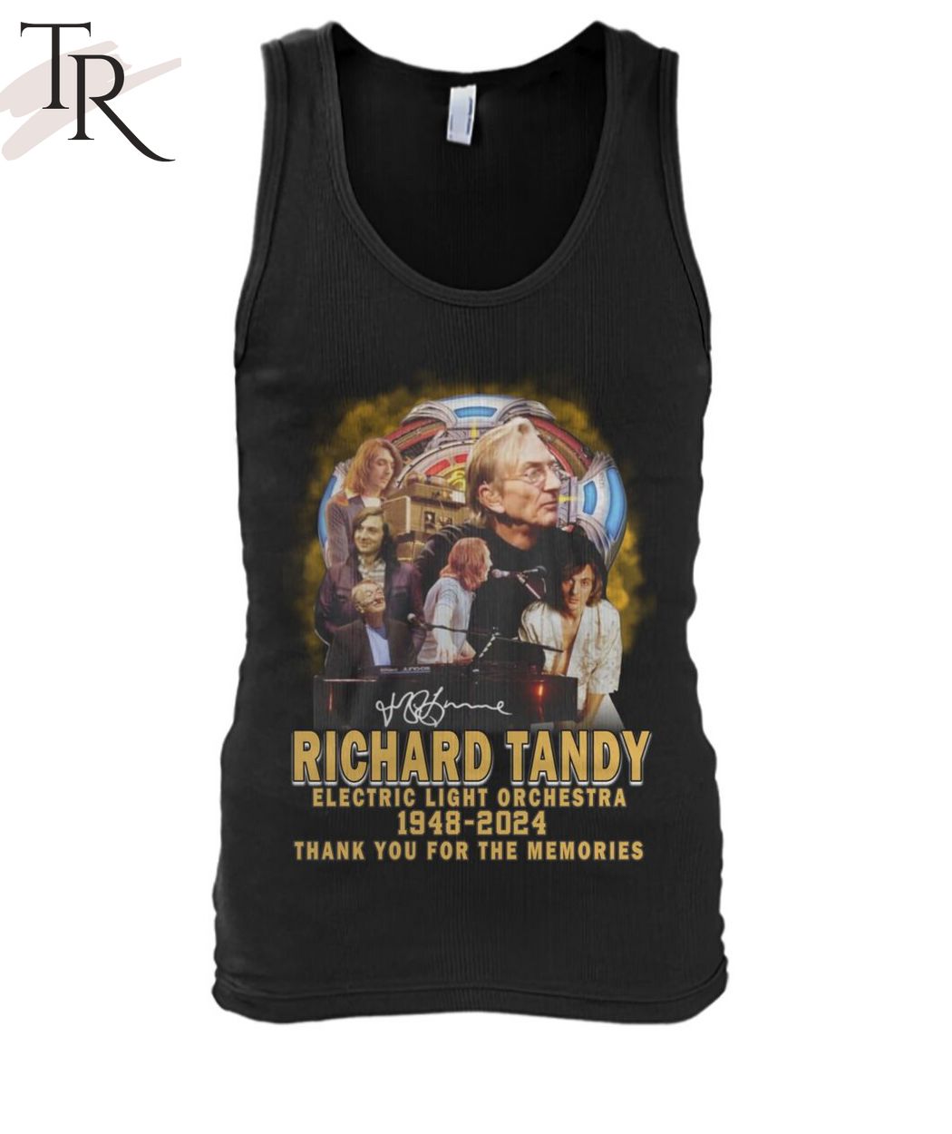 Richard Tandy Electric Light Orchestra 1948-2024 Thank You For The Memories T-Shirt