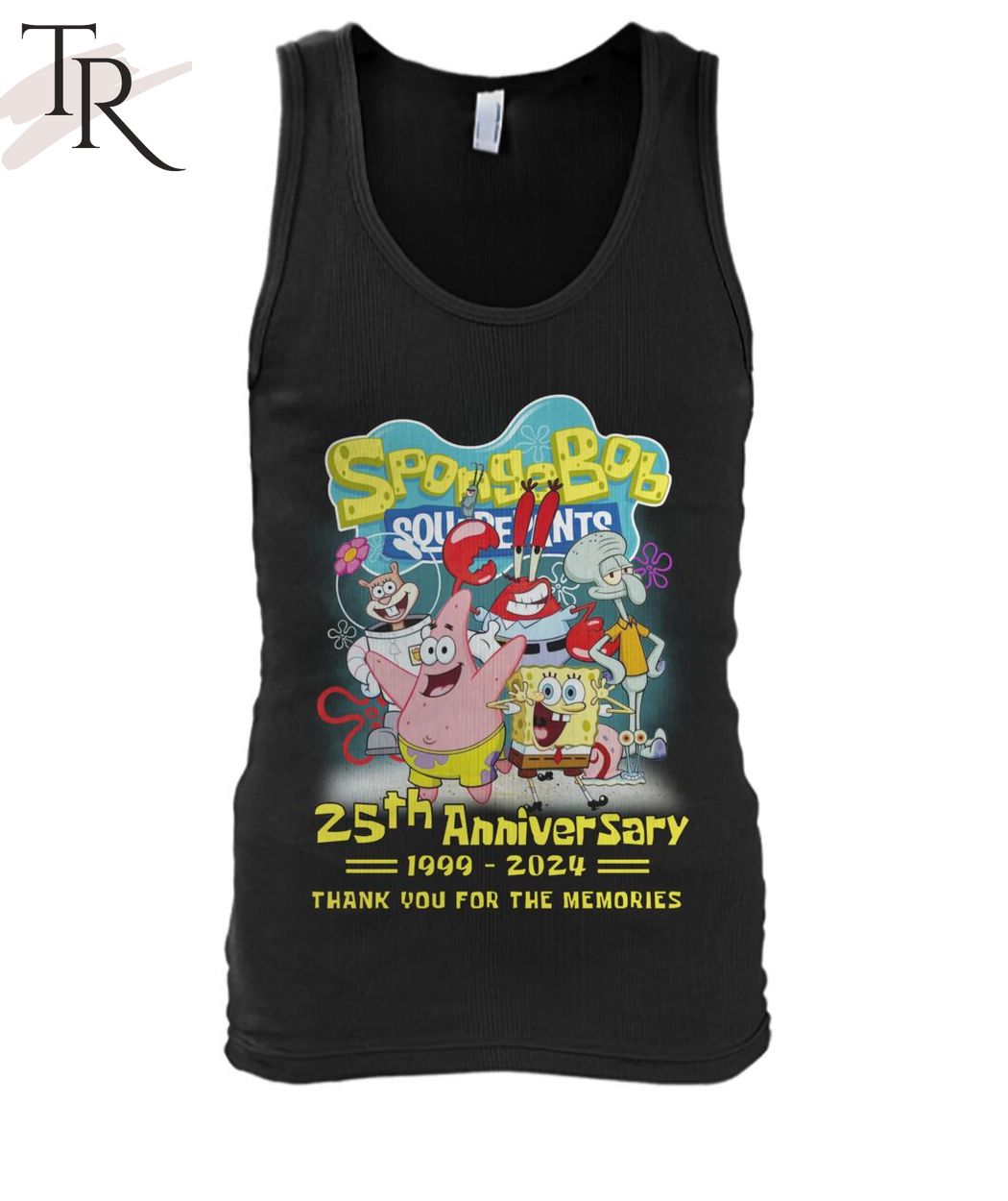 SpongeBob SquarePants 25th Anniversary 1999-2024 Thank You For The Memories T-Shirt
