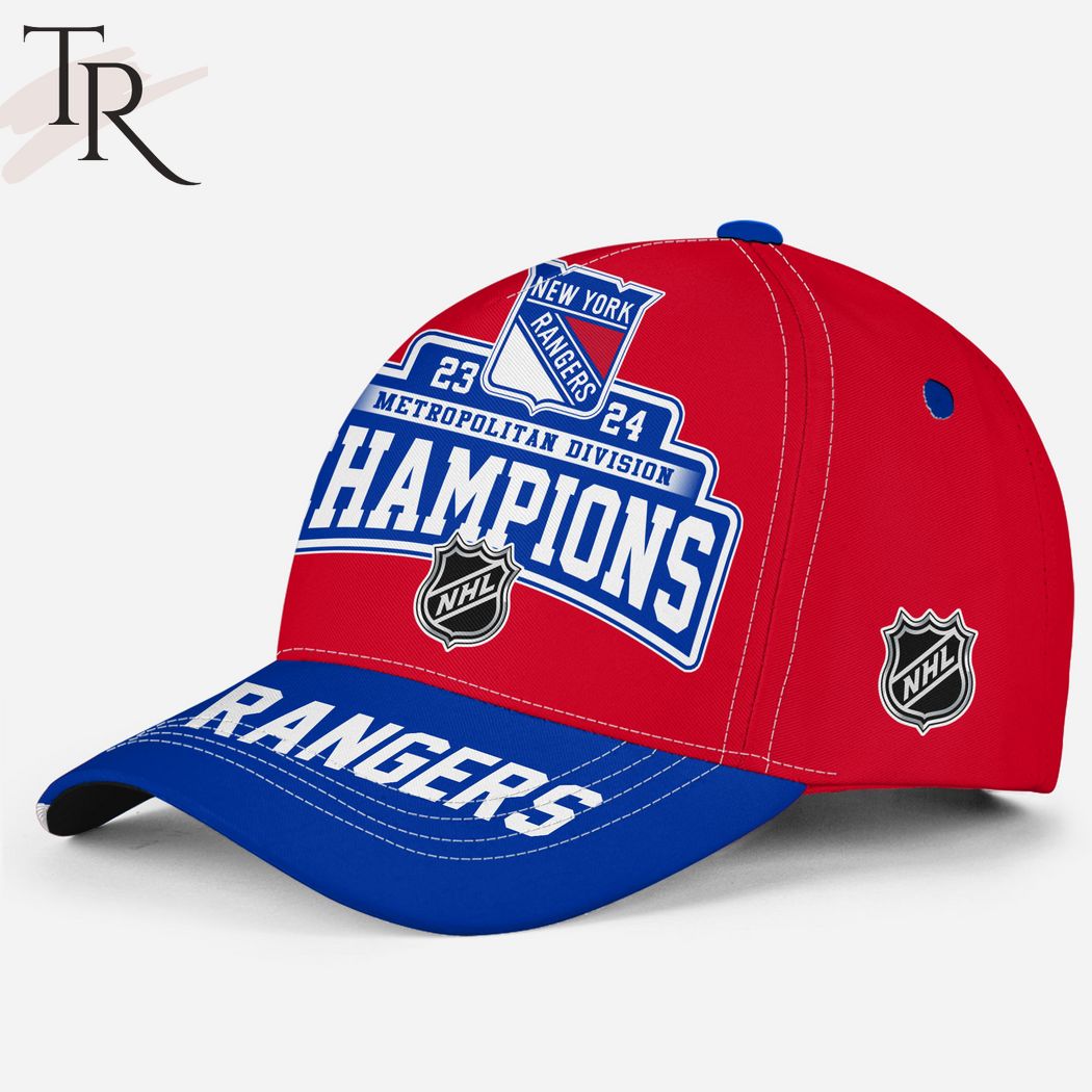 New York Rangers 23-24 Metropolitan Division Champions Classic Cap - Red