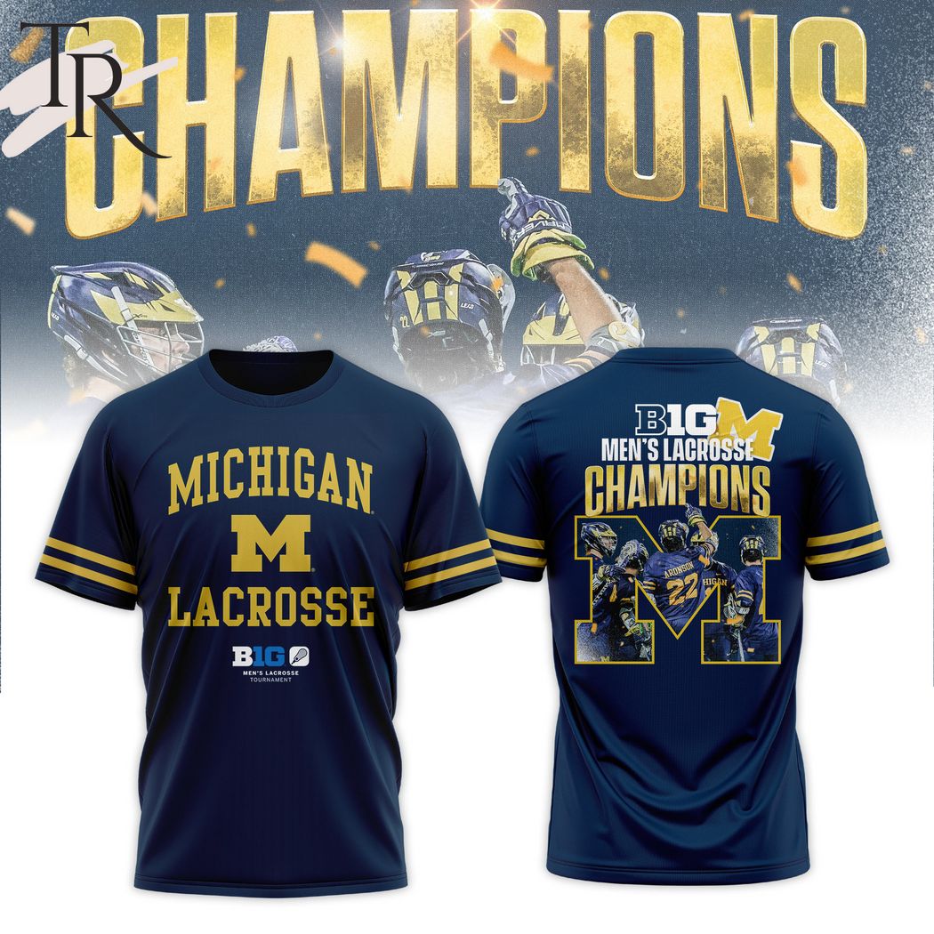 Michigan Men's Lacrosse Champions B1G Hoodie