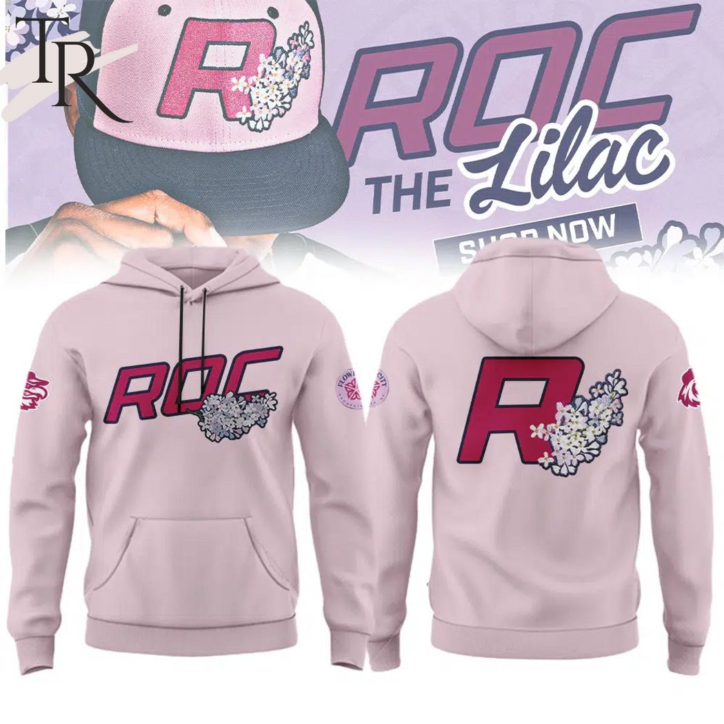Rochester Red Wings Roc the Lilac Hoodie - Pink