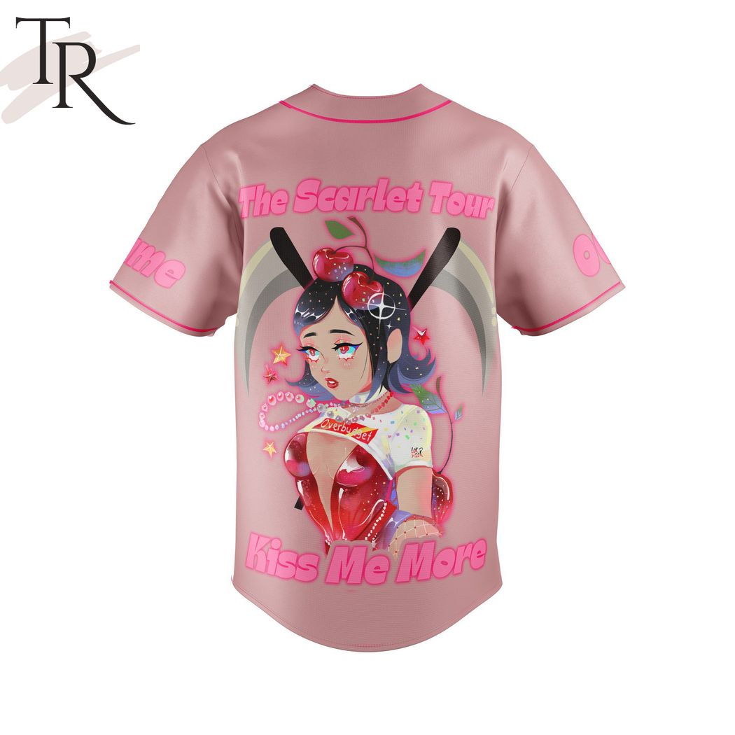 Doja Cat The Scarlet Tour Kiss Me More Custom Baseball Jersey