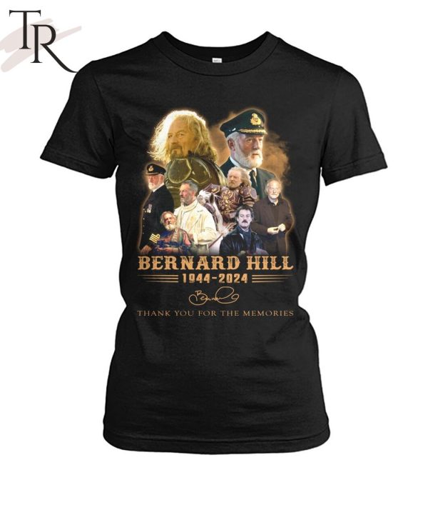Bernard Hill 1944-2024 Thank You For The Memories T-Shirt