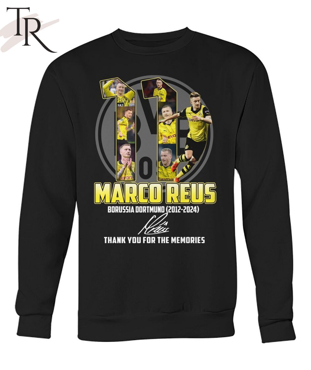 Marco Reus Borussia Dortmund 2012-2024 Thank You For The Memories T-Shirt