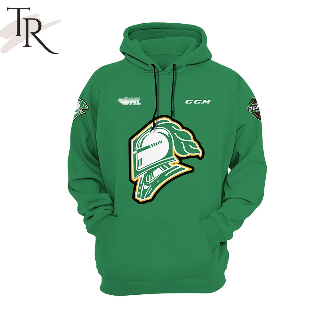 OHL London Knights Western Conference Champions 23-24 Hoodie, Longpants, Cap - Green