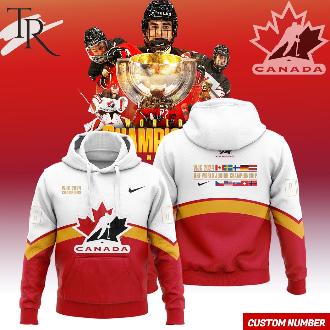 Canada Hockey WJC 2024 IIHF Wolrd Junior Championship Hoodie