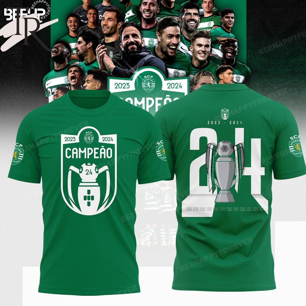Sporting Clube de Portugal Champion 2024 Hoodie - Green