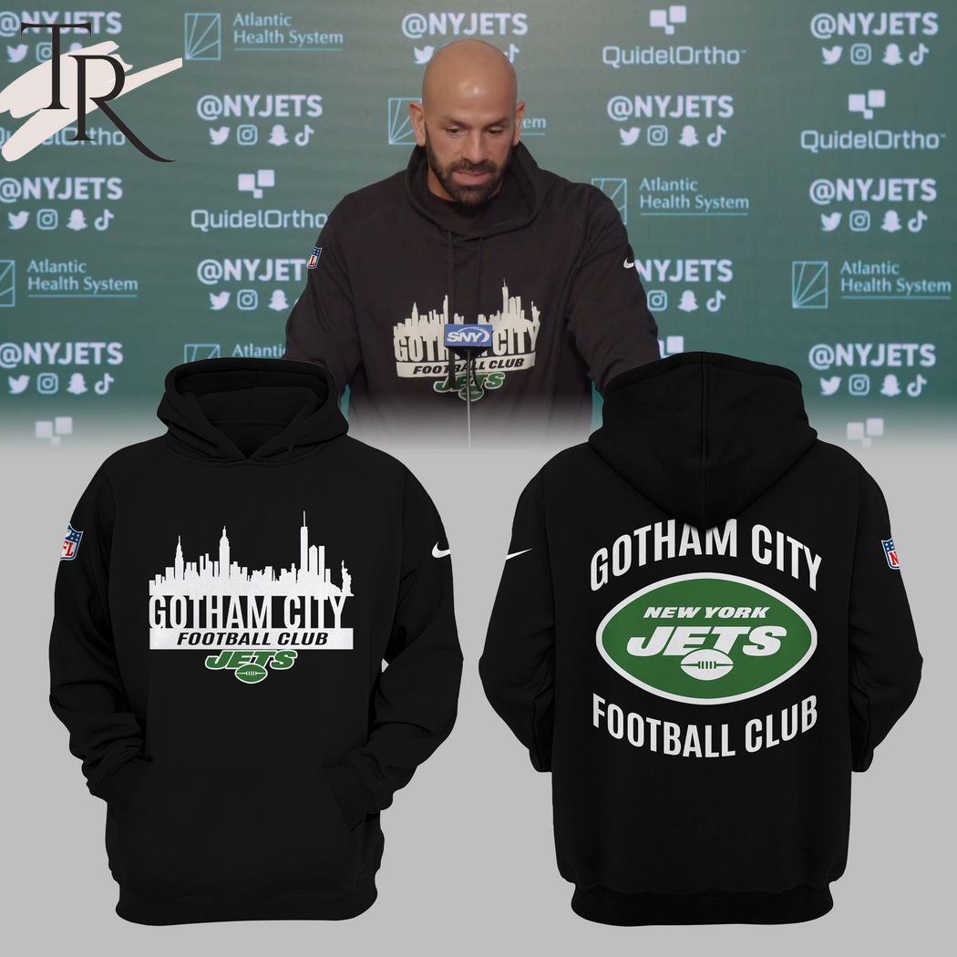 Gotham City New York Jets Football Coach Hoodie