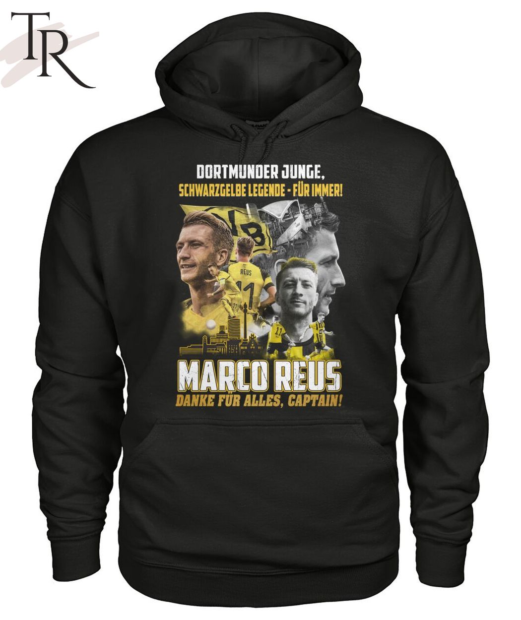 Dortmunder Junge Schwarz Gelbe Legende - Fur Immer Marco Reus Danke Fur Alles, Captain T-Shirt