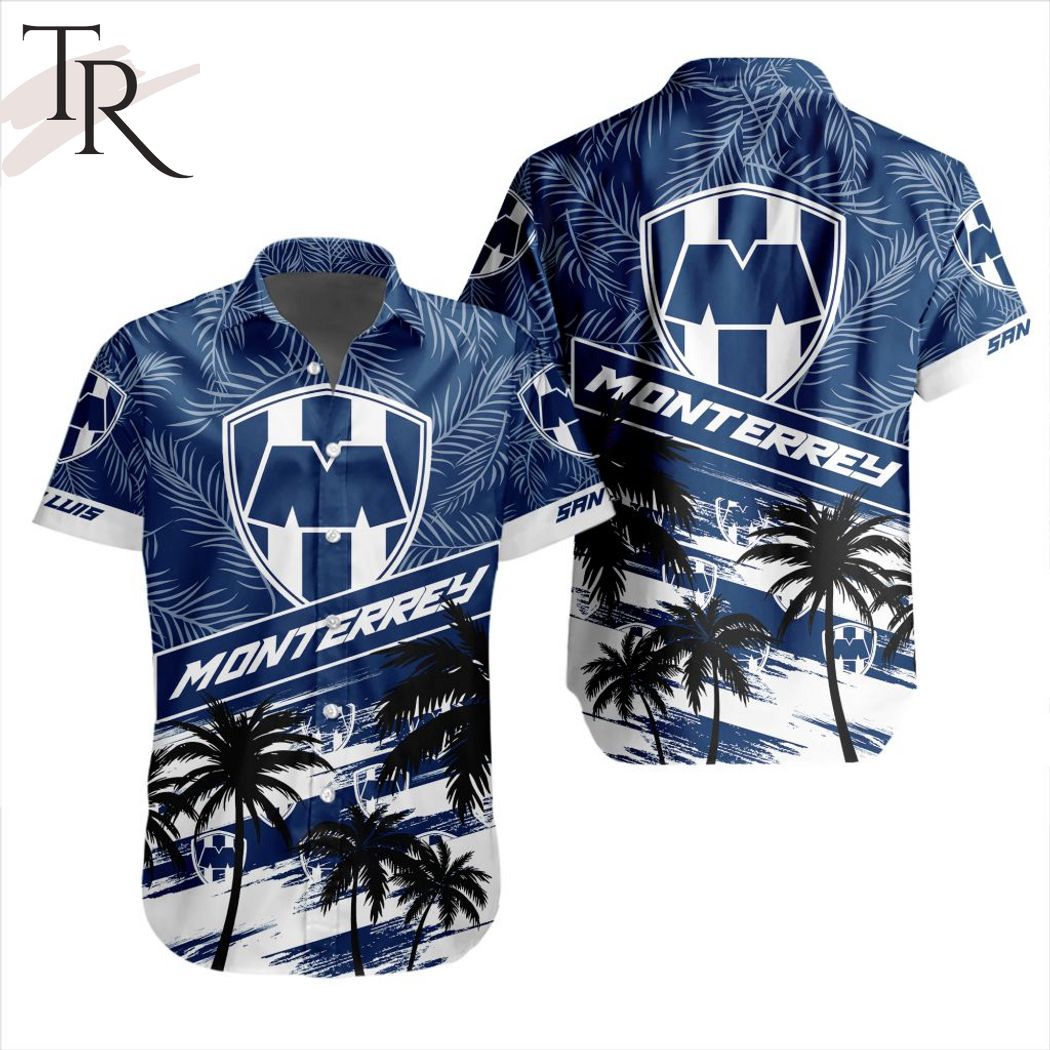 LIGA MX C.F. Monterrey Special Hawaiian Shirt