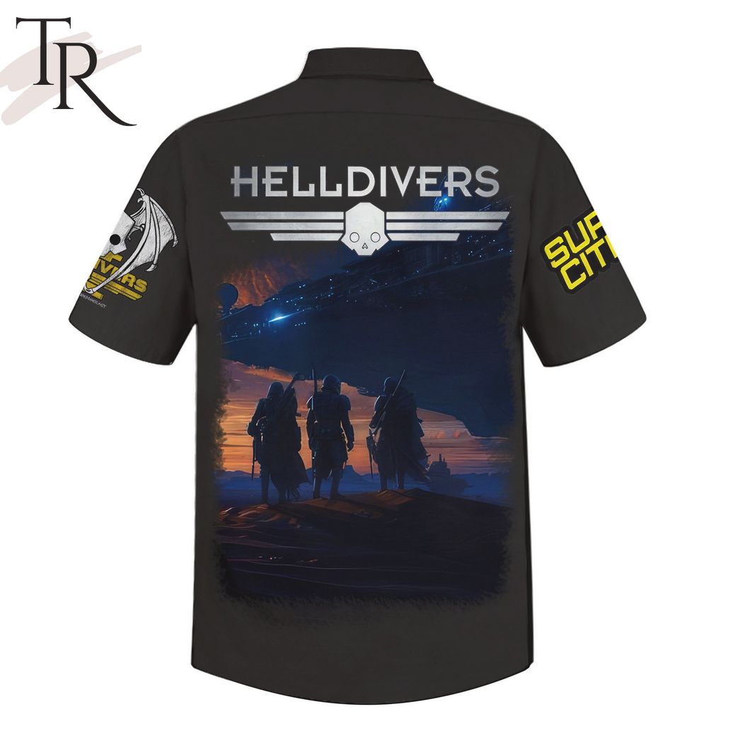 Helldivers Work Together To Protect Your Future Hawaiian Shirt