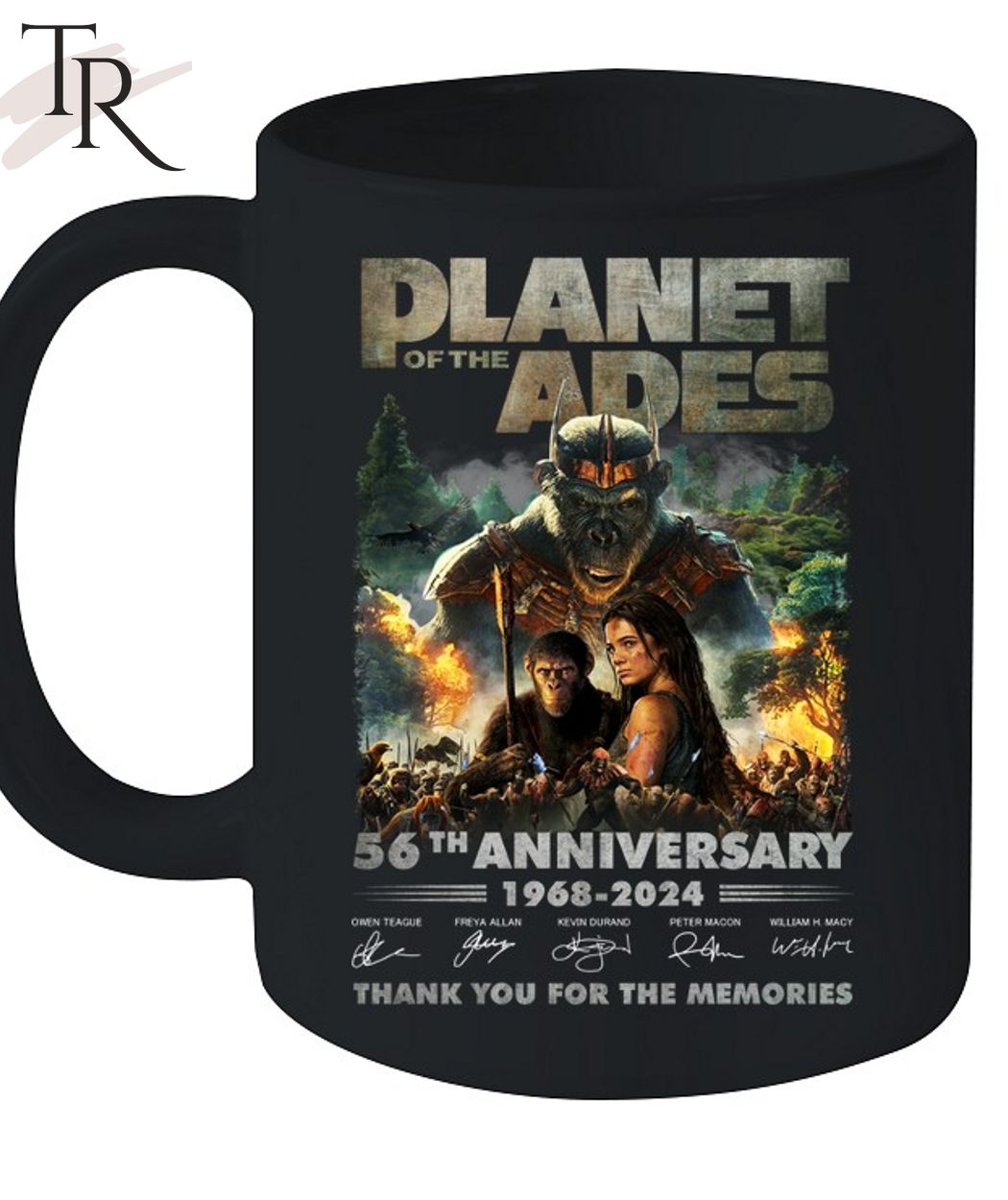 Kingdom Of The Planet Of The Apes 56th Anniversary 1968-2024 Thank You For The Memories T-Shirt